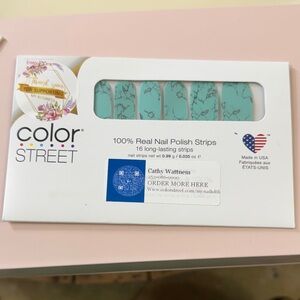 Color Street Nail Polish Strips - Mojave Turquoise